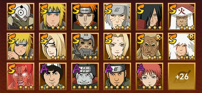 火影忍者V11 14S忍 29A忍 166忍 1963S碎片 18通灵 900W战力 前500名 暗部