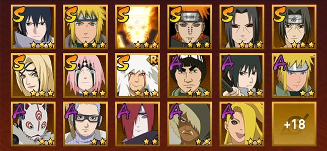 火影忍者V5 10S忍 26A忍 132忍 1139S碎片 14通灵 400W战力 暗部