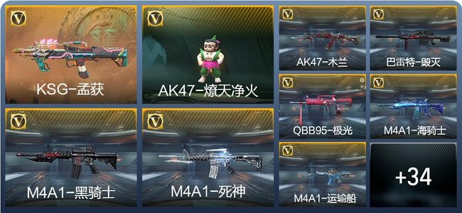 穿越火线：枪战王者2王者武器 43英雄武器 1英雄角色 56万化 大师