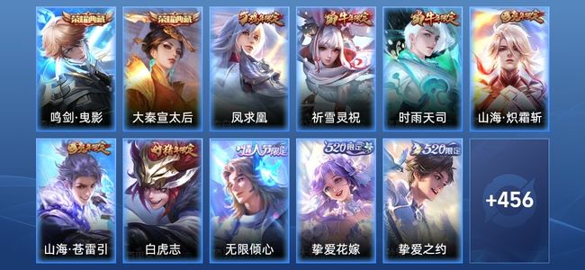 王者荣耀V8 2典藏 64传说 149史诗 469皮肤 122英雄 至尊星耀V