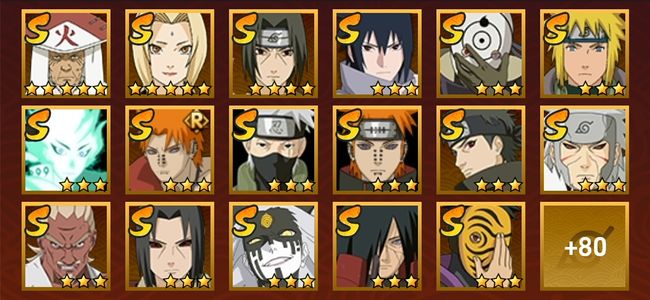 火影忍者V14 38S忍 59A忍 283忍 5144S碎片 25通灵 2000W战力 前50名 见习