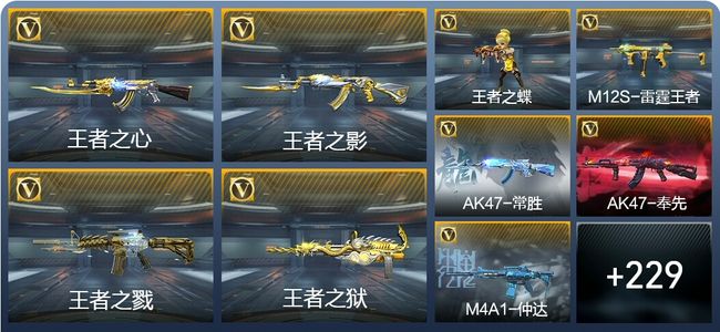 穿越火线：枪战王者V7 13王者武器 238英雄武器 6英雄角色 440万化 专家S