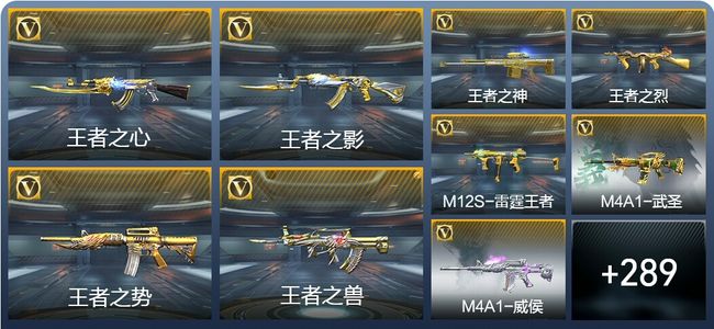 穿越火线：枪战王者V8 15王者武器 333英雄武器 8英雄角色 525万化 枪皇S