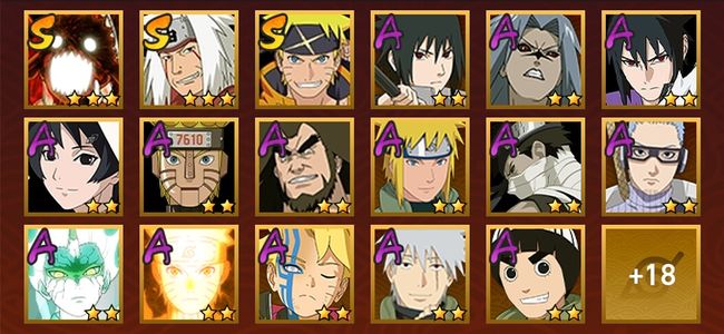 火影忍者V9 6S忍 29A忍 125忍 867S碎片 15通灵 400W战力 暗部