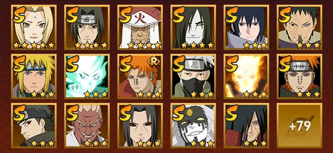 火影忍者V11 42S忍 54A忍 260忍 5683S碎片 23通灵 2000W战力 前50名 上忍