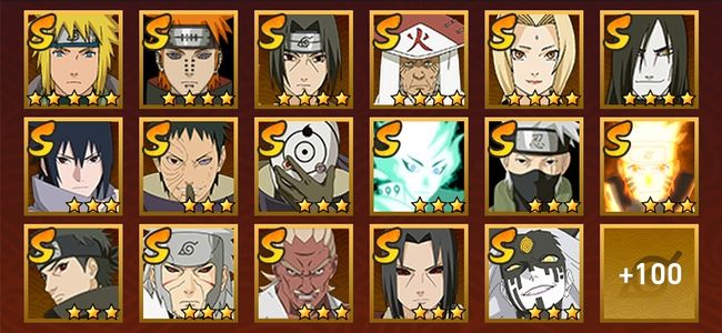 火影忍者V14 45S忍 72A忍 345忍 6102S碎片 29通灵 1000W战力 前100名 暗部