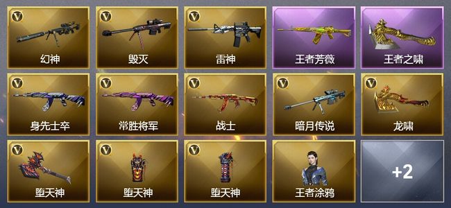 穿越火线（CF）2王者武器 27V武器 11皮肤 可排位