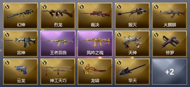 穿越火线（CF）34V武器 10皮肤 可排位