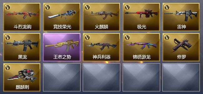 穿越火线（CF）1王者武器 19V武器 3皮肤 可排位