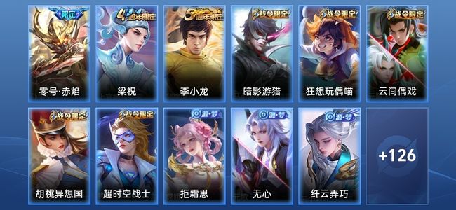 王者荣耀V1 1传说 21史诗 137皮肤 秩序白银III