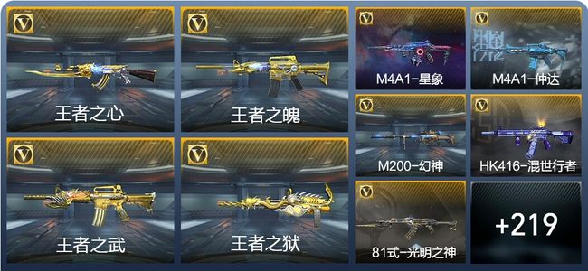 穿越火线：枪战王者V7 13王者武器 256英雄武器 6英雄角色 533万化 枪神