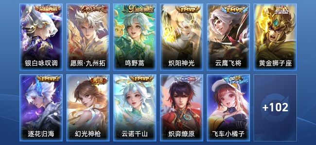 王者荣耀V7 1典藏 8传说 34史诗 113皮肤 绝世王者