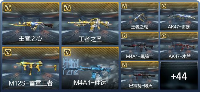 穿越火线：枪战王者V5 5王者武器 58英雄武器 94万化 枪王SSS