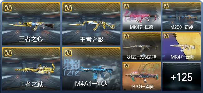 穿越火线：枪战王者V5 6王者武器 153英雄武器 3英雄角色 202万化 枪王SSS