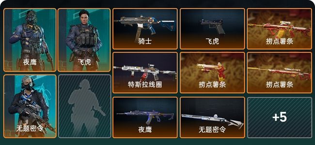三角洲行动总资产1000M 3干员外观 黑鹰