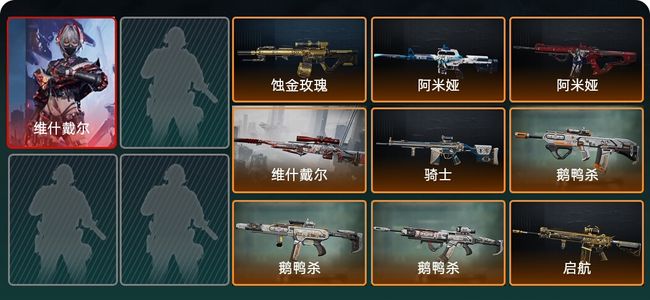 三角洲行动总资产2M 1干员外观 9传说枪械 黑鹰