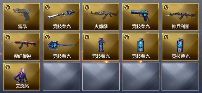 穿越火线（CF）29V武器 7V角色 3皮肤 可排位