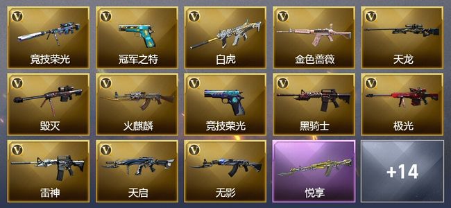 穿越火线（CF）2王者武器 35V武器 12V角色 13皮肤 可排位