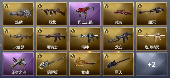 穿越火线（CF）2王者武器 13V武器 4V角色 3皮肤 可排位