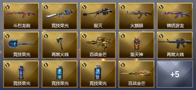 穿越火线（CF）20V武器 21V角色 4皮肤 可排位