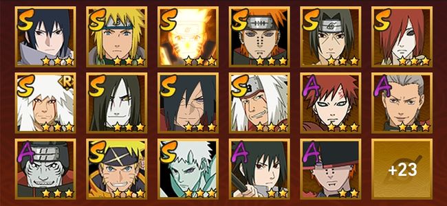 火影忍者V9 12S忍 28A忍 151忍 1553S碎片 14通灵 600W战力 暗部