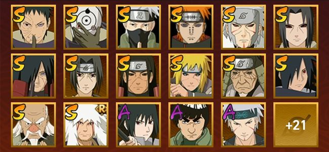 火影忍者V11 17S忍 33A忍 42忍 18通灵 100W内战力 上忍