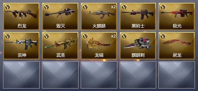 穿越火线（CF）12V武器 2皮肤 可排位 专家