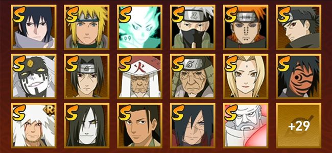 火影忍者V12 19S忍 27A忍 162忍 2927S碎片 19通灵 1000W战力 前50名 上忍