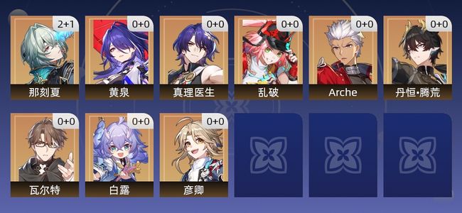 崩坏：星穹铁道12黄 11角色黄 1光锥黄 9五星角色 1五星光锥 10级 女主