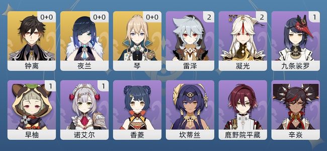 原神3黄 3角色黄 3五星角色 女主 21级