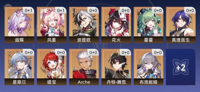 崩坏：星穹铁道15黄 13角色黄 2光锥黄 13五星角色 2五星光锥 10级 女主