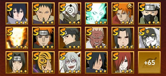 火影忍者V13 41S忍 71A忍 287忍 4536S碎片 23通灵 1000W战力 前1000名 上忍