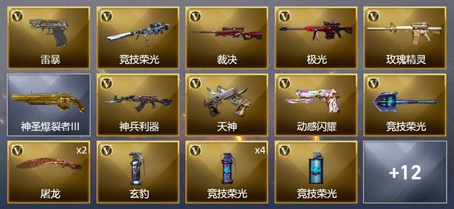 穿越火线（CF）20V武器 1V角色 3皮肤 可排位 宗师