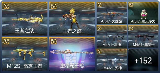 穿越火线：枪战王者V6 8王者武器 161英雄武器 3英雄角色 258万化 专家