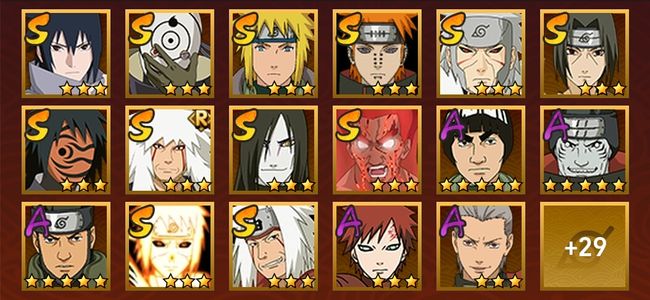 火影忍者V9 13S忍 33A忍 174忍 1826S碎片 18通灵 700W战力 前500名 影级