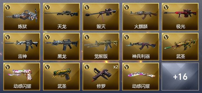 穿越火线（CF）30V武器 1V角色 6皮肤 可排位 新锐