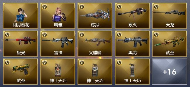 穿越火线（CF）30V武器 1V角色 6皮肤 可排位 新锐