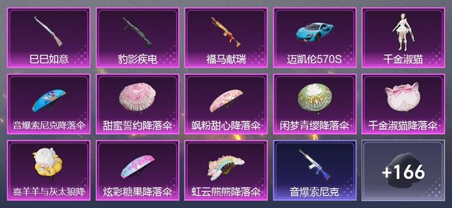 和平精英1载具 3升级枪 1粉装 137枪皮 106套装 39340热力 0印记
