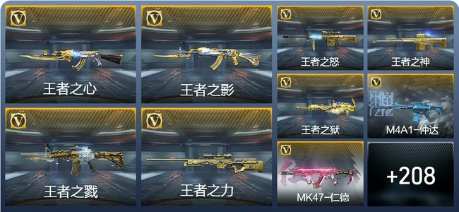 穿越火线：枪战王者23王者武器 217英雄武器 7英雄角色 394万化 专家S