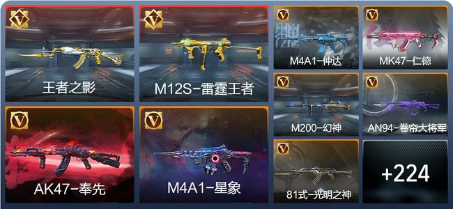 穿越火线：枪战王者V6 炫闪13王者 233英雄武器 9英雄角色 447万化 专家S