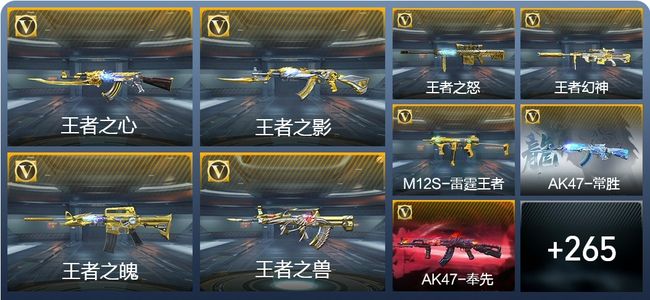 穿越火线：枪战王者V8 29王者武器 304英雄武器 2英雄角色 588万化 枪皇S