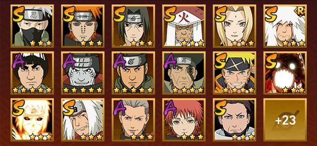 火影忍者V9 11S忍 29A忍 132忍 1728S碎片 21通灵 900W战力 前50名 暗部