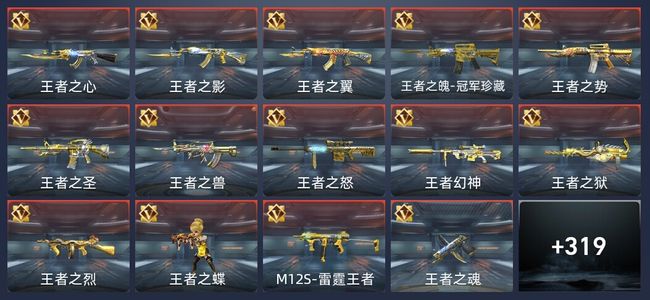穿越火线：枪战王者34王者 321英雄武器 12英雄角色 478万化 专家S