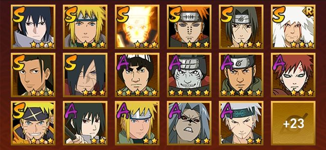 火影忍者V8 9S忍 31A忍 133忍 1267S碎片 16通灵 600W战力 见习