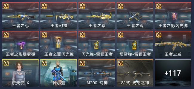 穿越火线：枪战王者V5 10王者 129英雄武器 2英雄角色 236万化 新锐