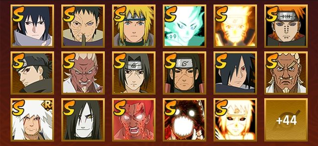 火影忍者V11 18S忍 43A忍 211忍 2225S碎片 15通灵 700W战力 上忍