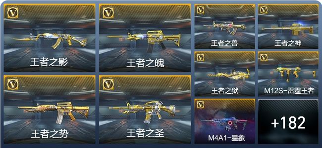 穿越火线：枪战王者V8 15王者武器 328英雄武器 6英雄角色 490万化 枪王SSS