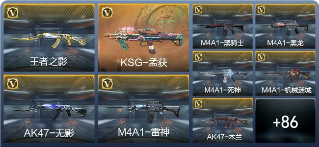 穿越火线：枪战王者V4 1王者武器 133英雄武器 3英雄角色 231万化 专家S