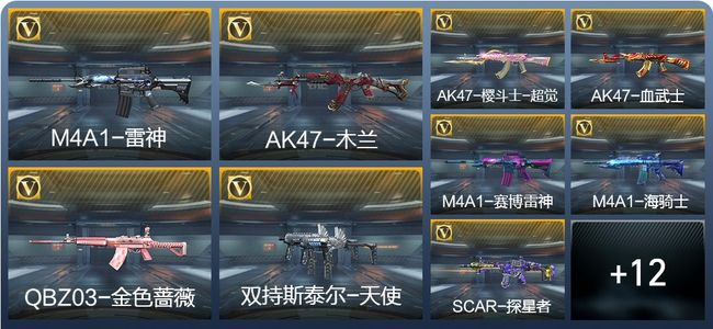 穿越火线：枪战王者V1 1王者武器 24英雄武器 1英雄角色 21万化 精英