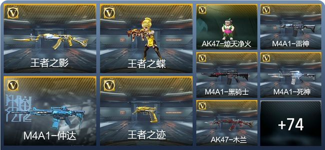 穿越火线：枪战王者V1 3王者武器 134英雄武器 3英雄角色 147万化 枪王SSS